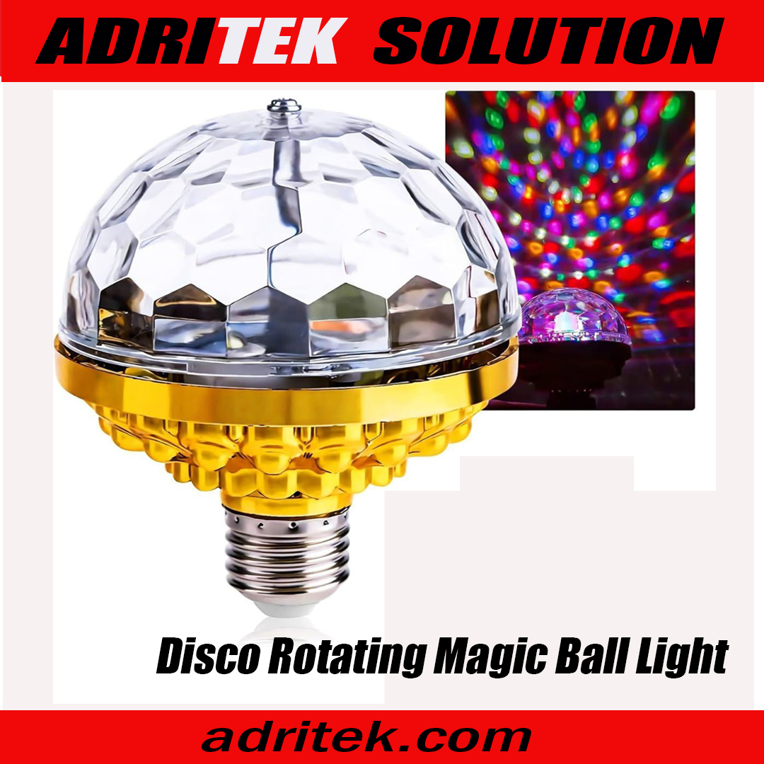 Rotating Magic Ball Light Set Retro Disco Lights Colorful Disco ...