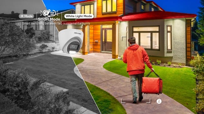 Hikvision 1080P Full HD 2mp Smart Hybrid Dual Light 4 Security Camera Package - Image 4