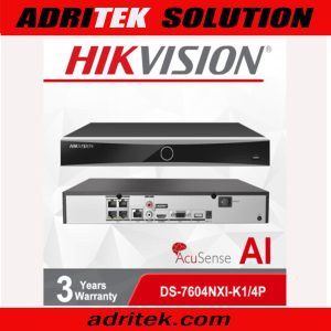 AcuSense 4K NVR 4-ch PoE 1U K Series